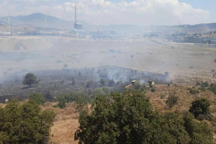 İzmir Aliağa'da korkutan yangın