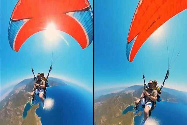 Gökyüzünde renkli görüntüler: Klarnet çaldı haberinin görseli