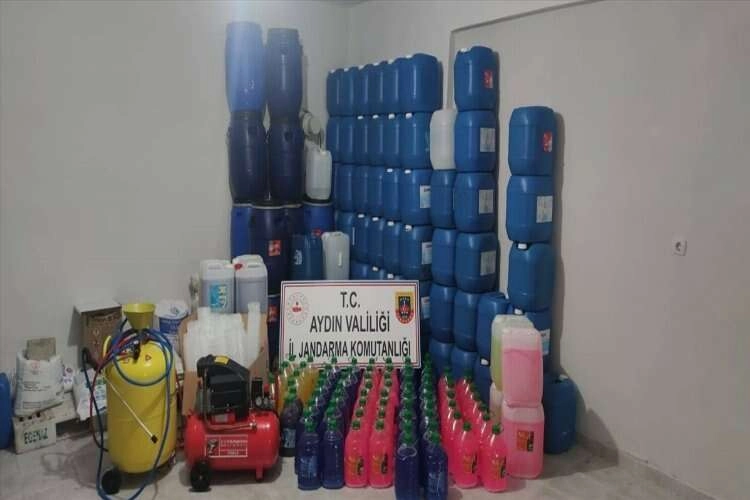 Aydın'da sahte temizlik malzemeleri ele geçirildi haberinin görseli