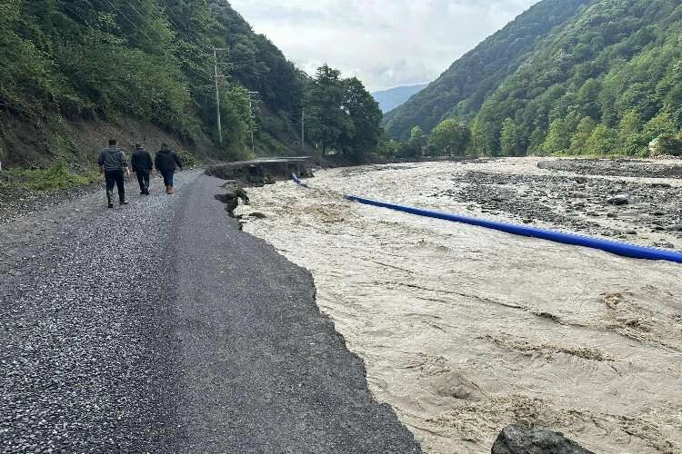 Sağanak yağış Düzce'de içme suyunu vurdu