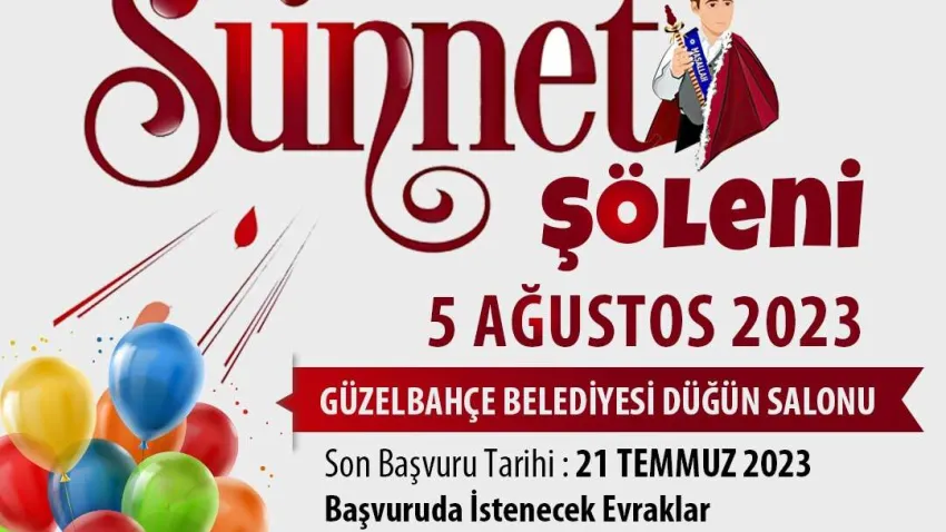güzelbahçe sünnet töreni