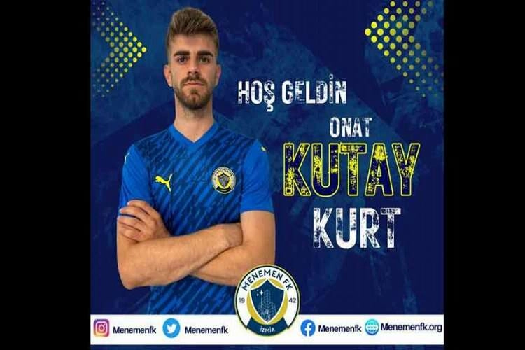 Menemen FK, Onat Kutay Kurt'u renklerine bağladı haberinin görseli