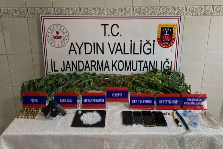 Aydın'da eş zamanlı uyuşturucu operasyonu haberinin görseli