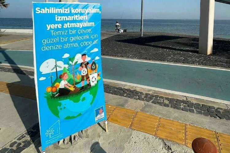 Temiz bir çevre için yere atma, çöpe at haberinin görseli