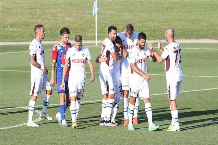Trabzonspor ikinci hazırlık maçında berabere kaldı haberinin görseli