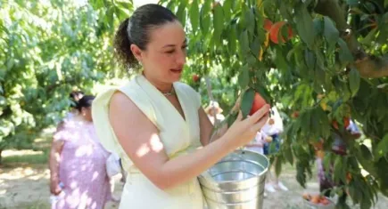 Selçuk'ta 'Şen Şeftali Şenliği' gerçekleştirildi