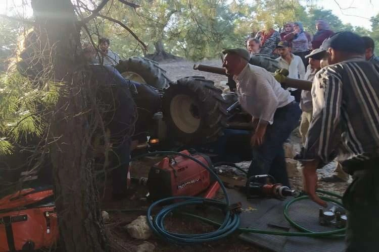 Manisa'da traktör devrildi: 1 yaralı haberinin görseli