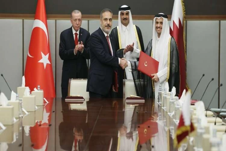 Türkiye ve Katar'dan ortak bildiri haberinin görseli