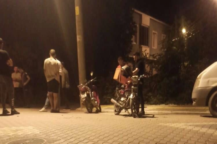 Samsun'da motosikletler çarpıştı 2 kişi yaralandı haberinin görseli