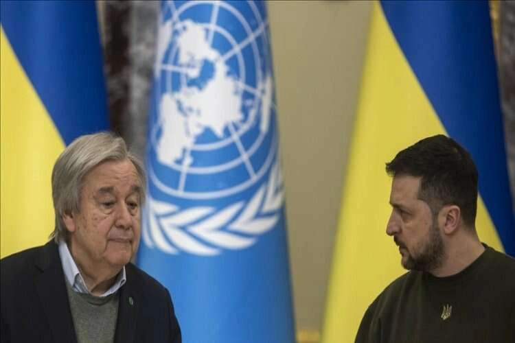 Zelenskiy, BM Genel Sekreteri Guterres ile görüştü haberinin görseli