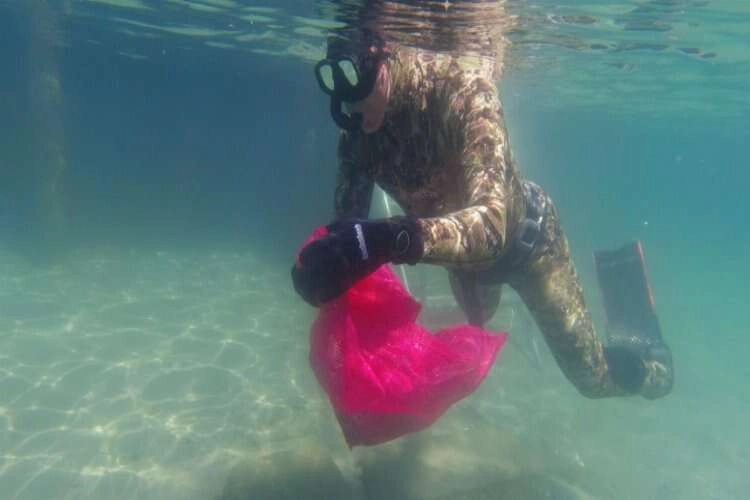 Bodrum Belediyesi’nden deniz temizliği