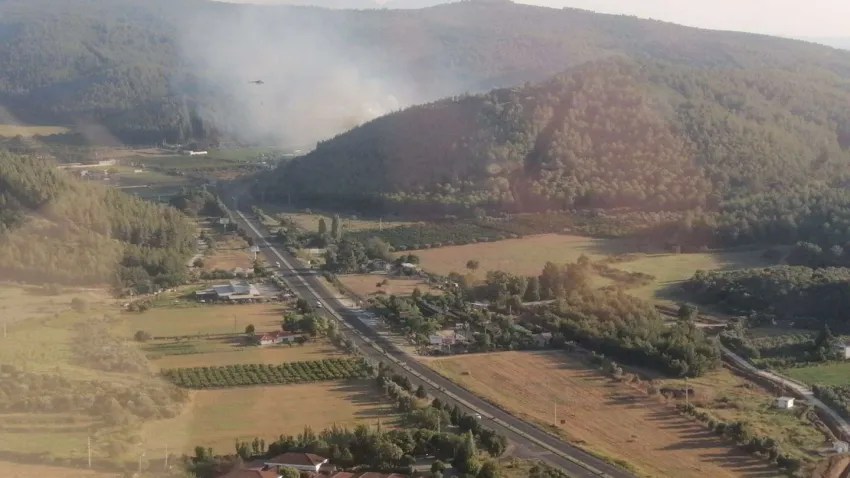 selçukta orman yangını