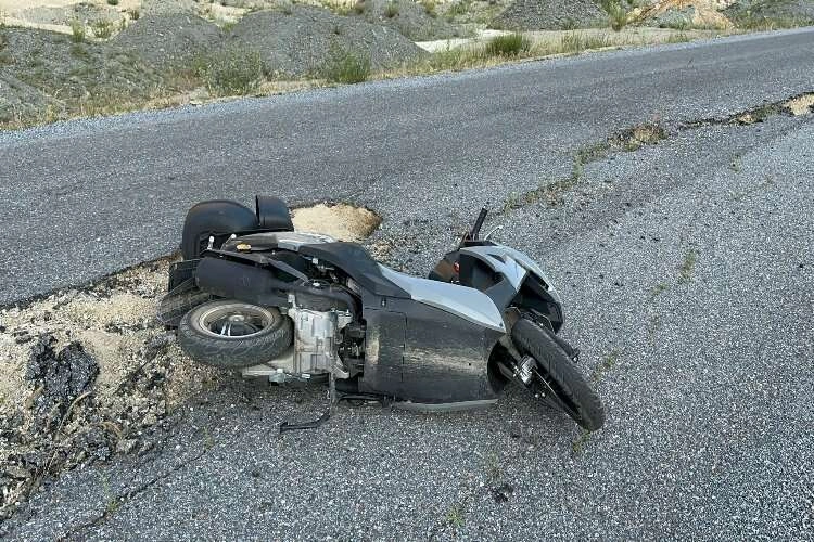 Afyonkarahisar'da motosiklet kazası haberinin görseli