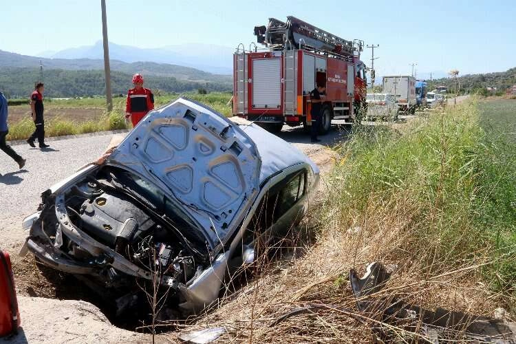 Muğla'da korkunç kaza! Şarampole yuvarlandı