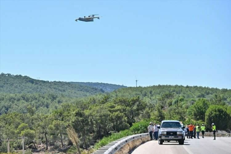 Çeşme'de bir orman yangını daha haberinin görseli