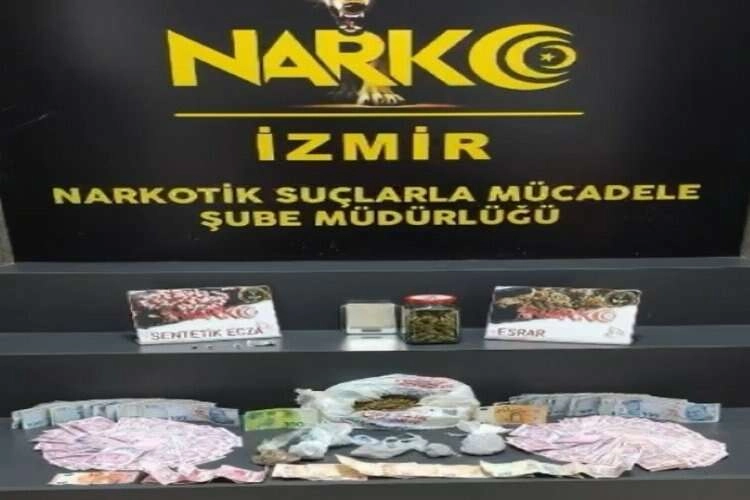 İzmir'de narkotik operasyonu: 4 tutuklama haberinin görseli