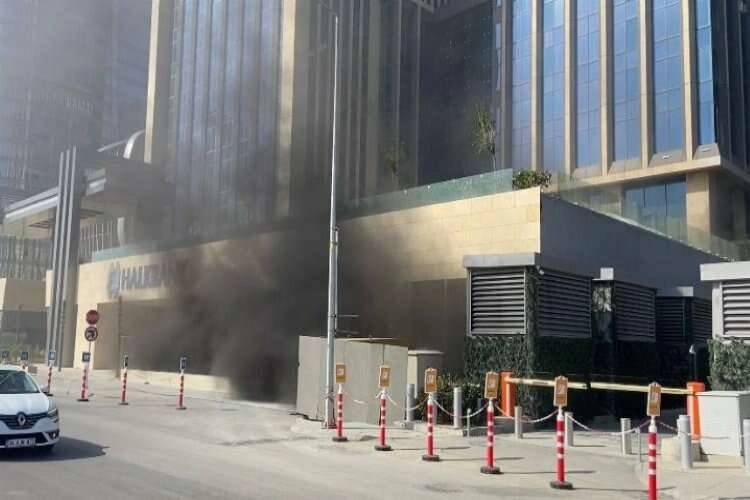 İstanbul Finans Merkezi’nde korkutan yangın!