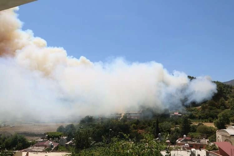 Hatay’da orman yangını! Kontrol altına alındı haberinin görseli