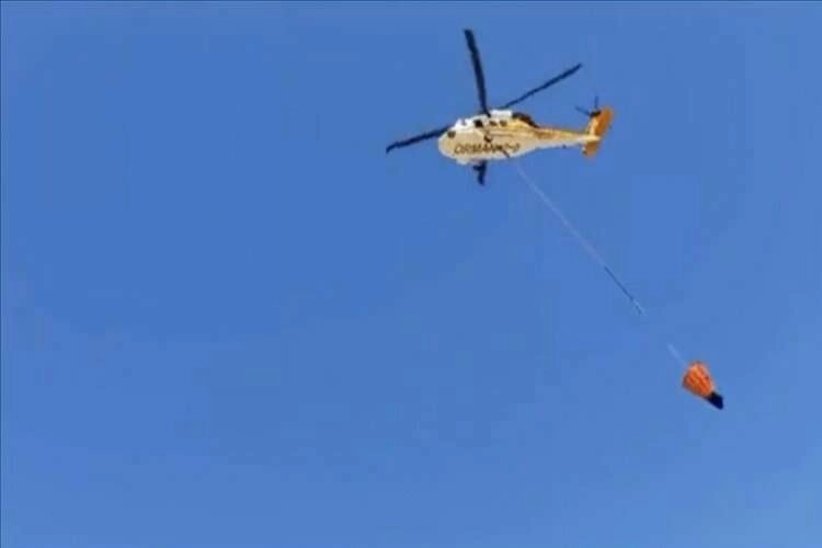 Yangın söndürme helikopteri 'Nefes' Yunanistan'da