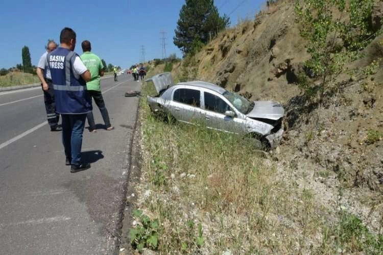 Kütahya'da trafik kazası meydana geldi