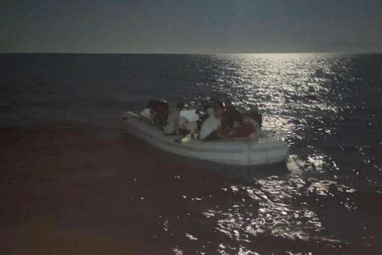 Muğla Datça'da düzensiz göçmenler kurtarıldı haberinin görseli