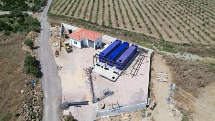 Seferihisar’da arıtma tesisinin çalışmaları devam ediyor