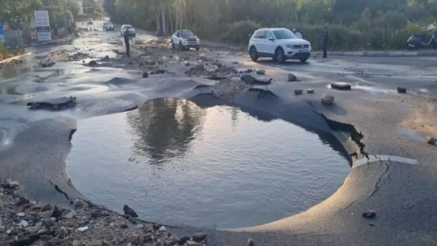 Muğla'da isale hattı patladı... Motosikletli ve köpeği havaya uçtu