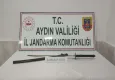 Aydın'da bir şahsın üzerinde samuray kılıcı ele geçirildi