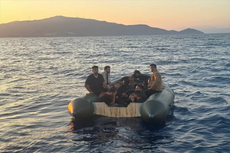 İzmir açıklarında düzensiz göçmenler yakalandı haberinin görseli