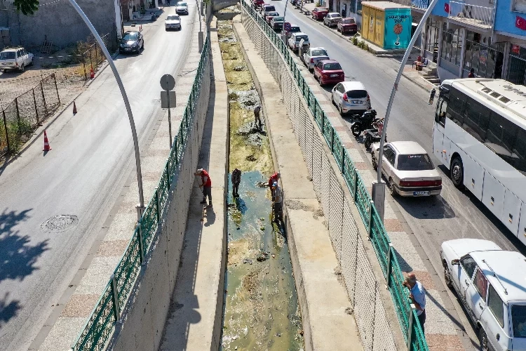 Uşak'ta Dokuzsele Deresi tertemiz