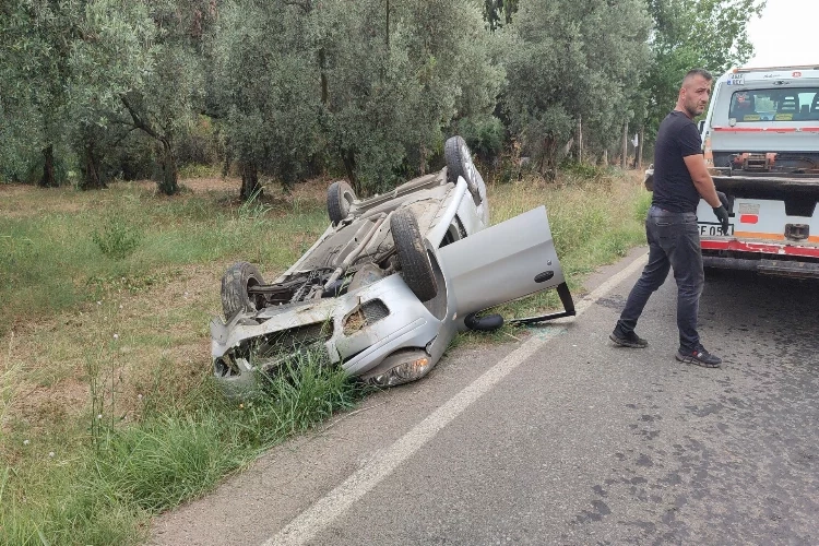 Bursa'da feci kaza: 1 ölü, 2 yaralı