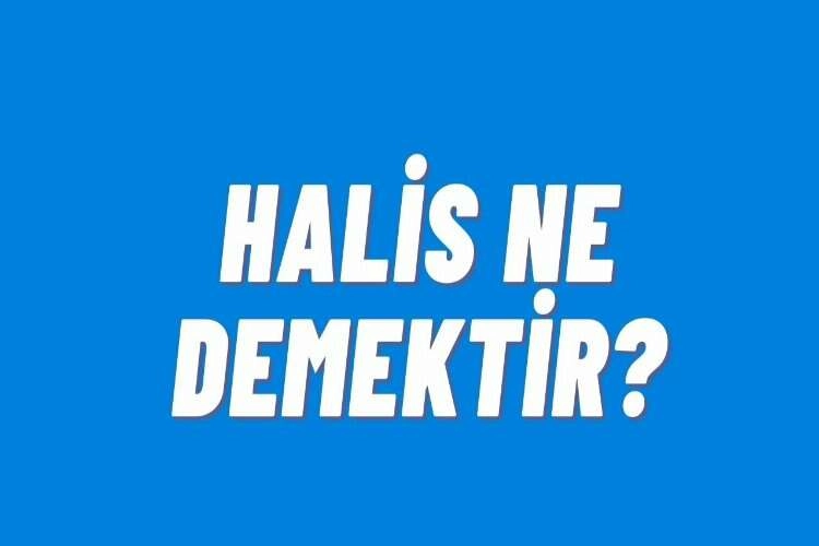 Halis Ne Demektir? Halis Kelimesi Nasıl Yazılır? Halis Kelimesinin Anlamı Merak Ediliyor. Halis Nedir? Halis Ne Demektir