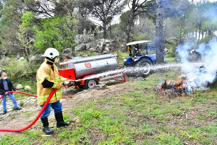 İzmir’de orman yangınlarıyla mücadelede büyük başarı