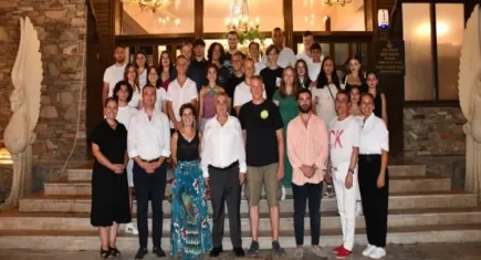 Alman heyete Torbalı'dan veda yemeği