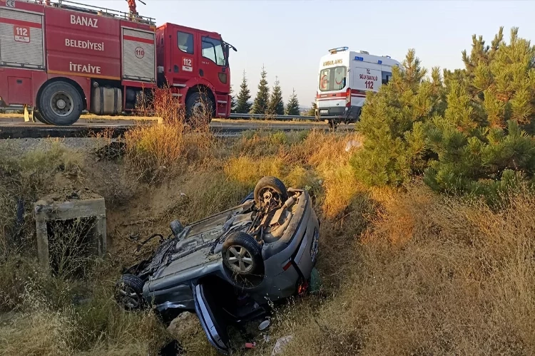 Uşak’ta uykusuzluk kazayı getirdi