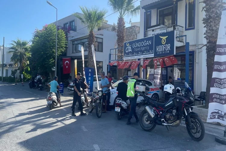 Bodrum'da jandarmadan sıkı denetim   haberinin görseli
