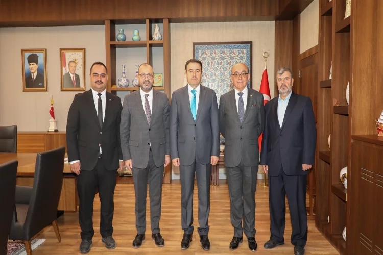 Kütahya Valisi Musa Işın’a hayırlı olsun ziyareti haberinin görseli