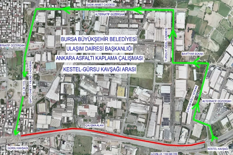 Ankara Yolu'nda kısa süreli kapanma