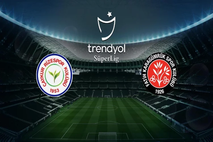 Çaykur Rizespor, sahasında Fatih Karagümrük’ü mağlup etti haberinin görseli
