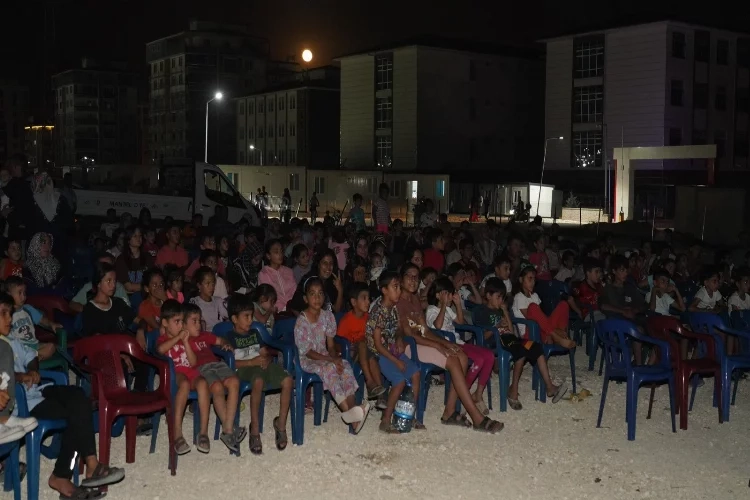 Adıyaman'da çocuklar için sinema etkinlikleri devam ediyor haberinin görseli