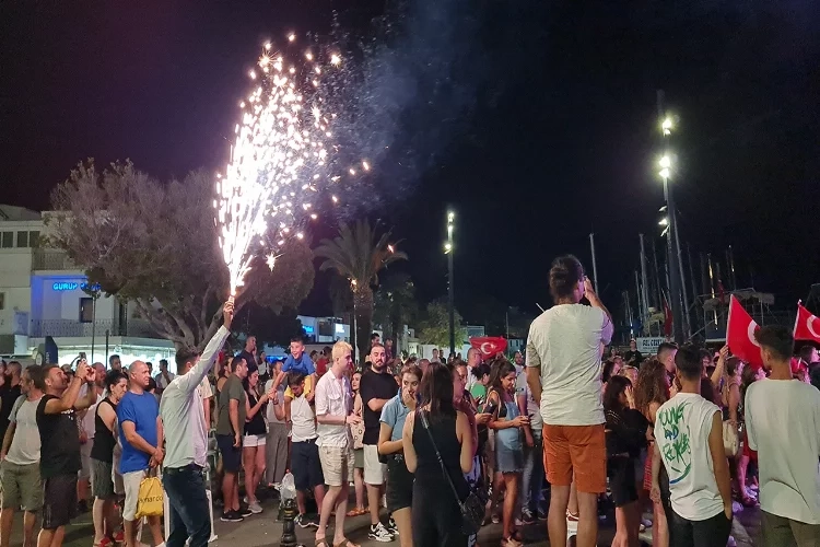 Bodrum’da şampiyonluk coşkusu yaşandı haberinin görseli