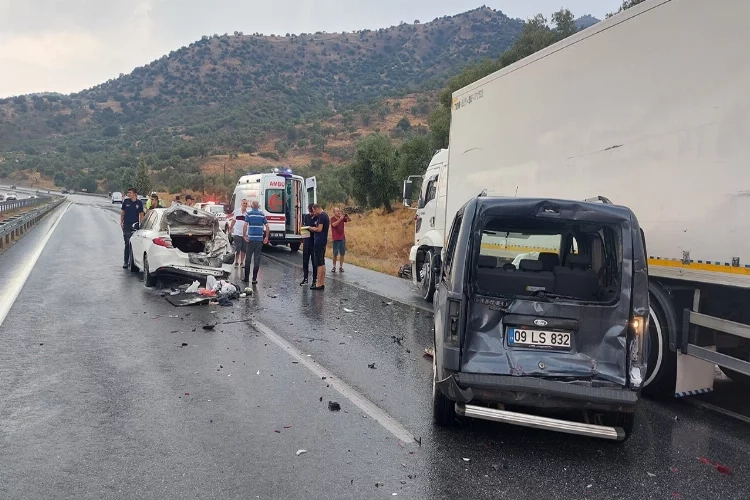 Aydın’da feci zincirleme trafik kazası: Çok sayıda yaralı var haberinin görseli