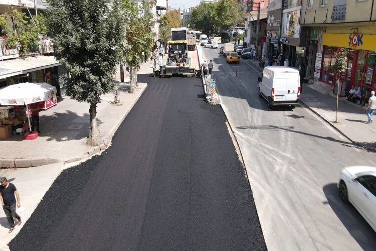 Teyyareci Mehmet Ali Caddesi yeni görünümüne kavuştu haberinin görseli