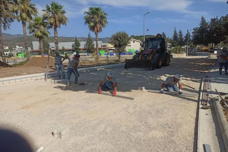Marmaris Armutalan yolları yenileniyor haberinin görseli