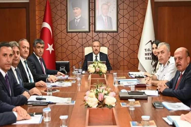 Nevşehir'de 'Yerleştirme ve Değerlendirme' toplantısı yapıldı haberinin görseli