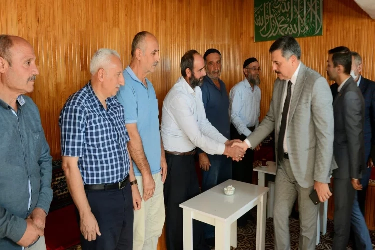 Vali Çiftçi’den taziye ziyareti haberinin görseli