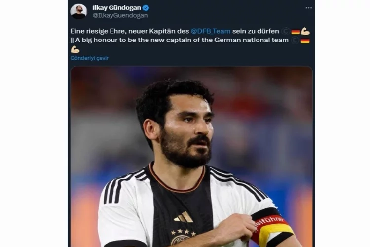 Almanya’da yeni kaptan İlkay Gündoğan