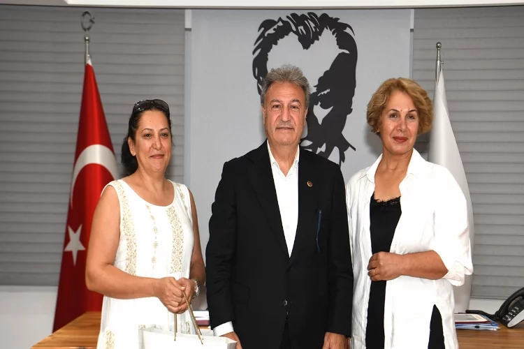 Deprem bölgesinden Başkan İduğ’a ziyaret haberinin görseli