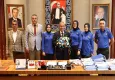 Kütahya'da zabıtadan Başkan Işık'a ziyaret
