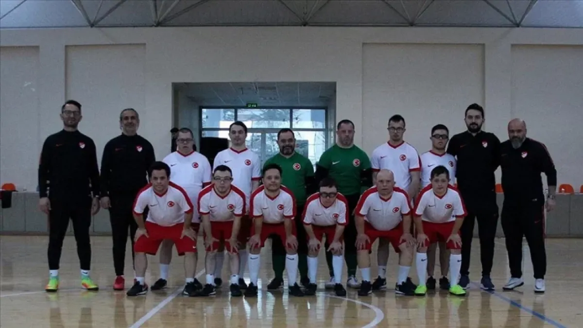 Down Sendromlu Özel Futsal Milli Takımı'ndan Avrupa şampiyonluğu haberinin görseli